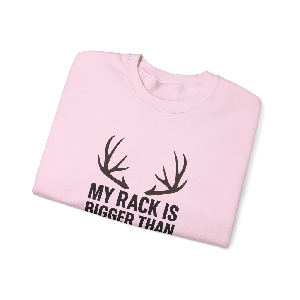 Funny Hunting Sweatshirt, Unisex Crewneck, Gift for Her, Outdoor Lover Apparel, Cozy Casual Wear, Perfect for Holidays