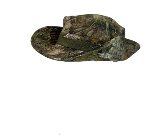 Bell Rangers Realtree APX Camo Boonie Hat – Men's Camo Bucket Hat | Rain Hat for Men & Women Waterproof | Foldable Wide Brim Fishing Hiking Garden Beach Hat | Adjustable Chin Strap Hunting Hat