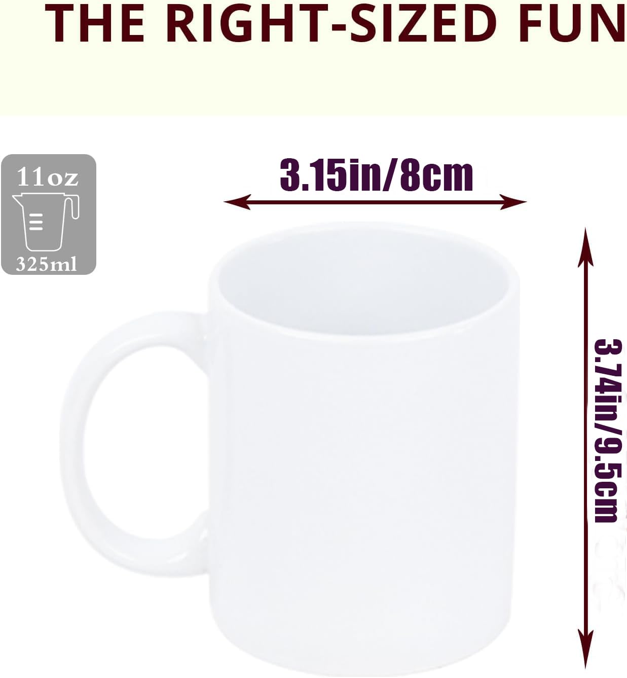 RTEJUFKR Coffee Mug Woke Up Sexy As Hell Again Lightweight Bright Porcelain Tea Cup With Handle 11 OZ Ceramic Cup Office Mugs.