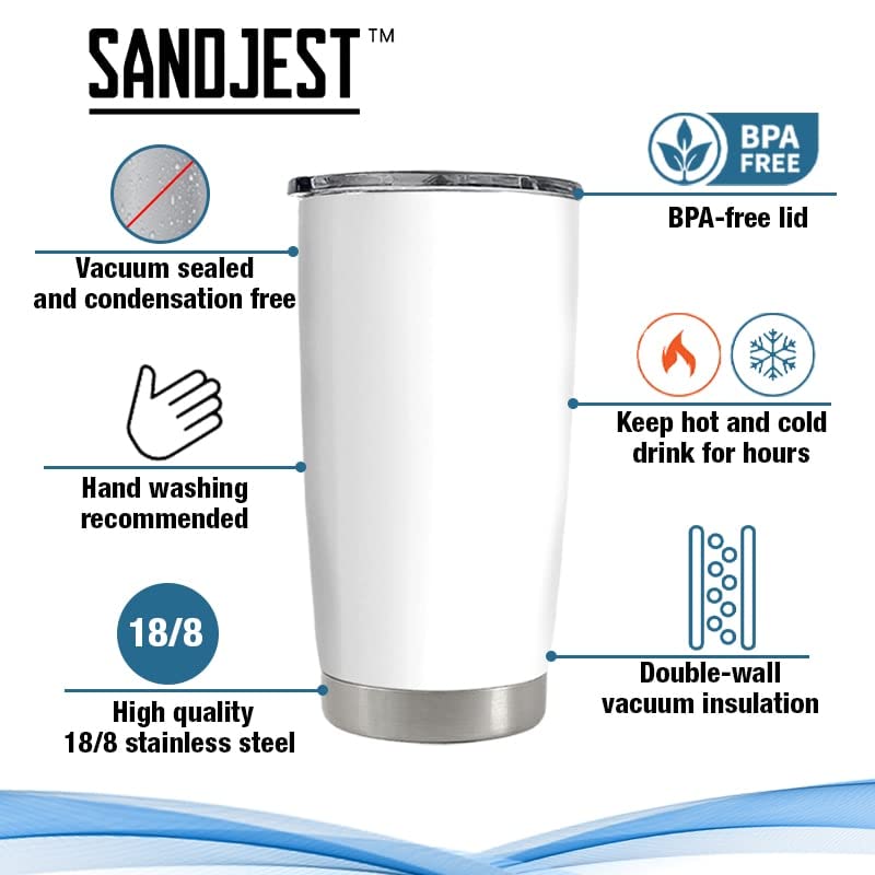 SANDJEST Personalized Hunting Tumbler Wood Style American Flag 20oz 30oz Tumblers with Lid Gift for Men Dad Best Friends Hunting Lovers Christmas Birthday Fathers Day