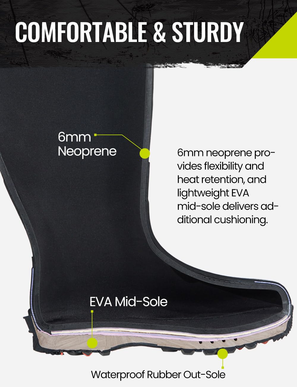 TIDEWE Hunting Boot for Women, Insulated Waterproof Sturdy Women's Hunting Boot, 6mm Neoprene and Rubber Outdoor Boot Next Camo G2（Pink Size 9）