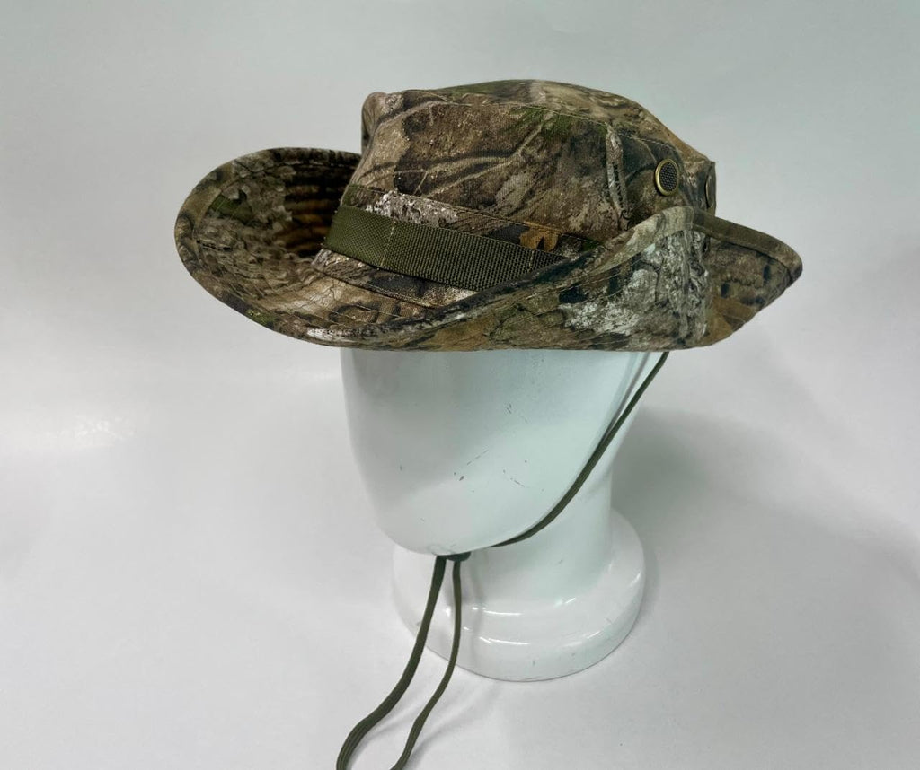 Bell Rangers Realtree APX Camo Boonie Hat – Men's Camo Bucket Hat | Rain Hat for Men & Women Waterproof | Foldable Wide Brim Fishing Hiking Garden Beach Hat | Adjustable Chin Strap Hunting Hat