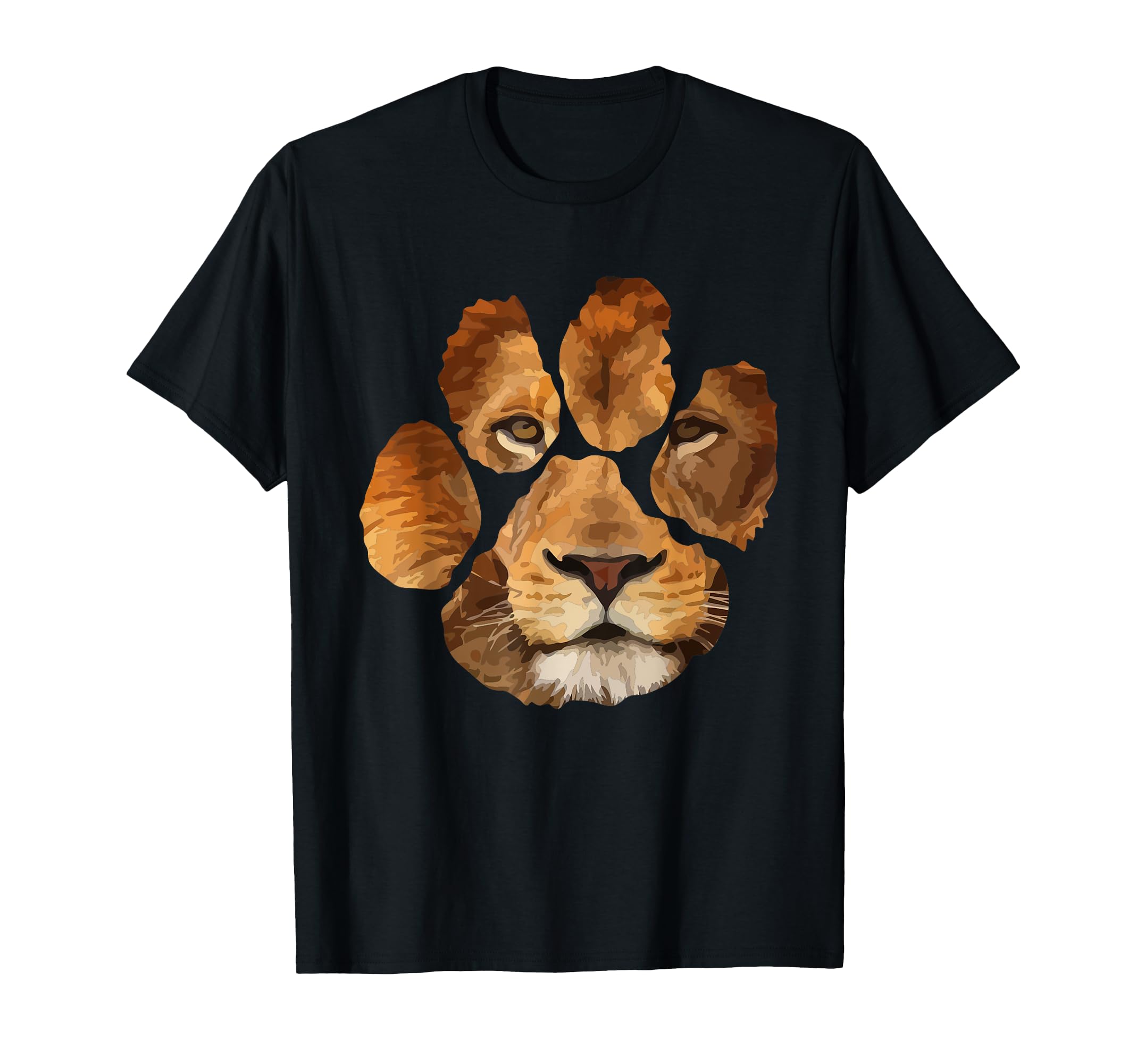 Lion Paw Print Animal T-Shirt T-Shirt