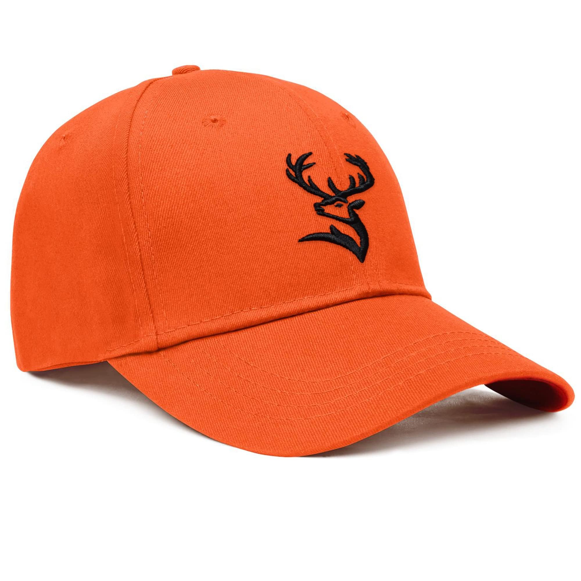 Deer Hunting Gifts for Men Blaze Orange Hunting Hat Deer Hunter Baseball Caps for Men Women
