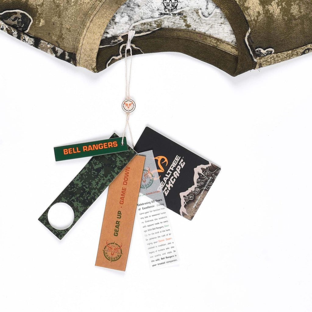 Authentic Realtree Excape Camouflage Long Sleeve Tee - Scent Control Technology | UPF 30 Protection | Unisex Adult | Crewneck Cotton Blend Shirt