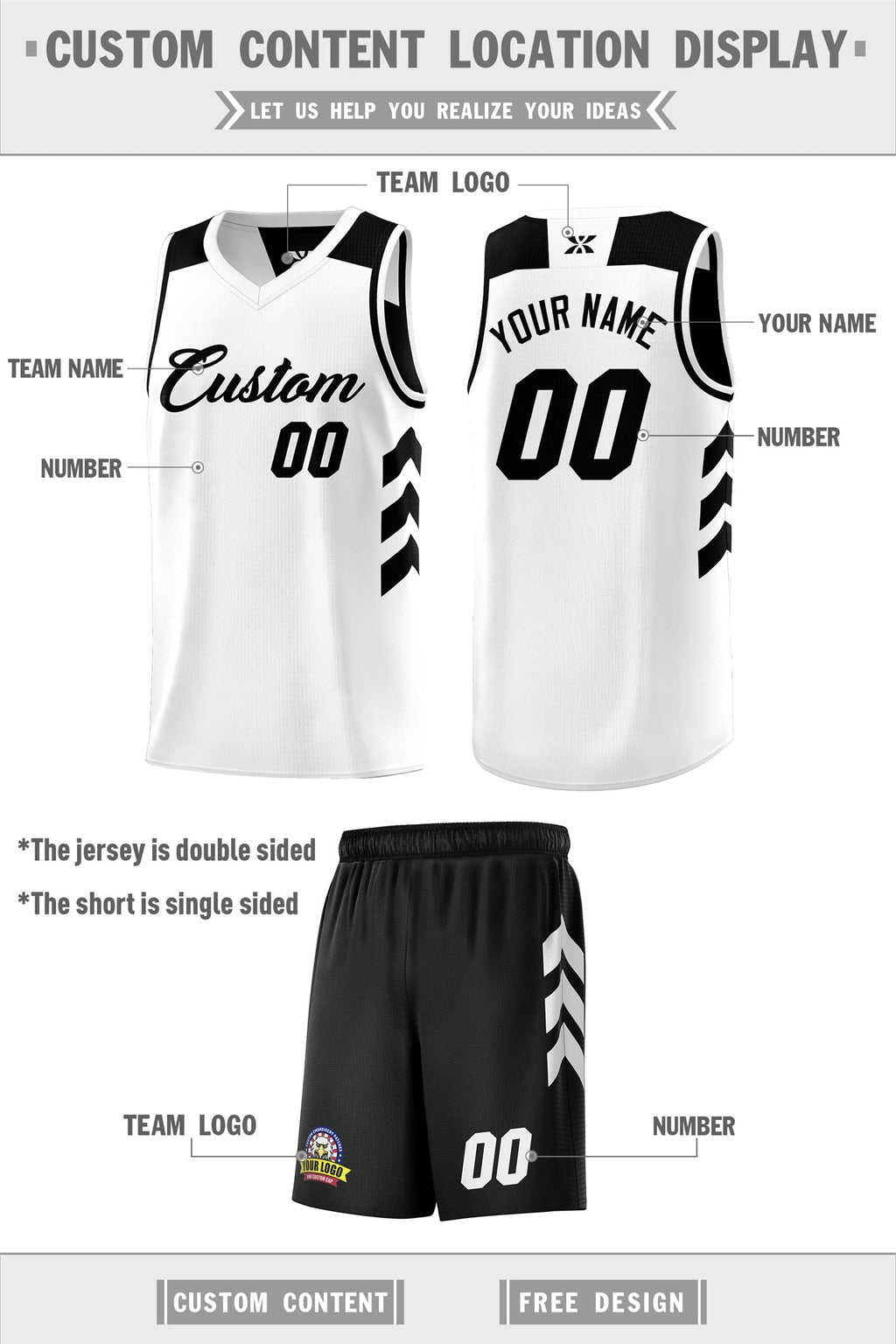 Custom Reversible Basketball Jersey Sports Shirts Personanlized Printed Name Number Logo for Men/Youth