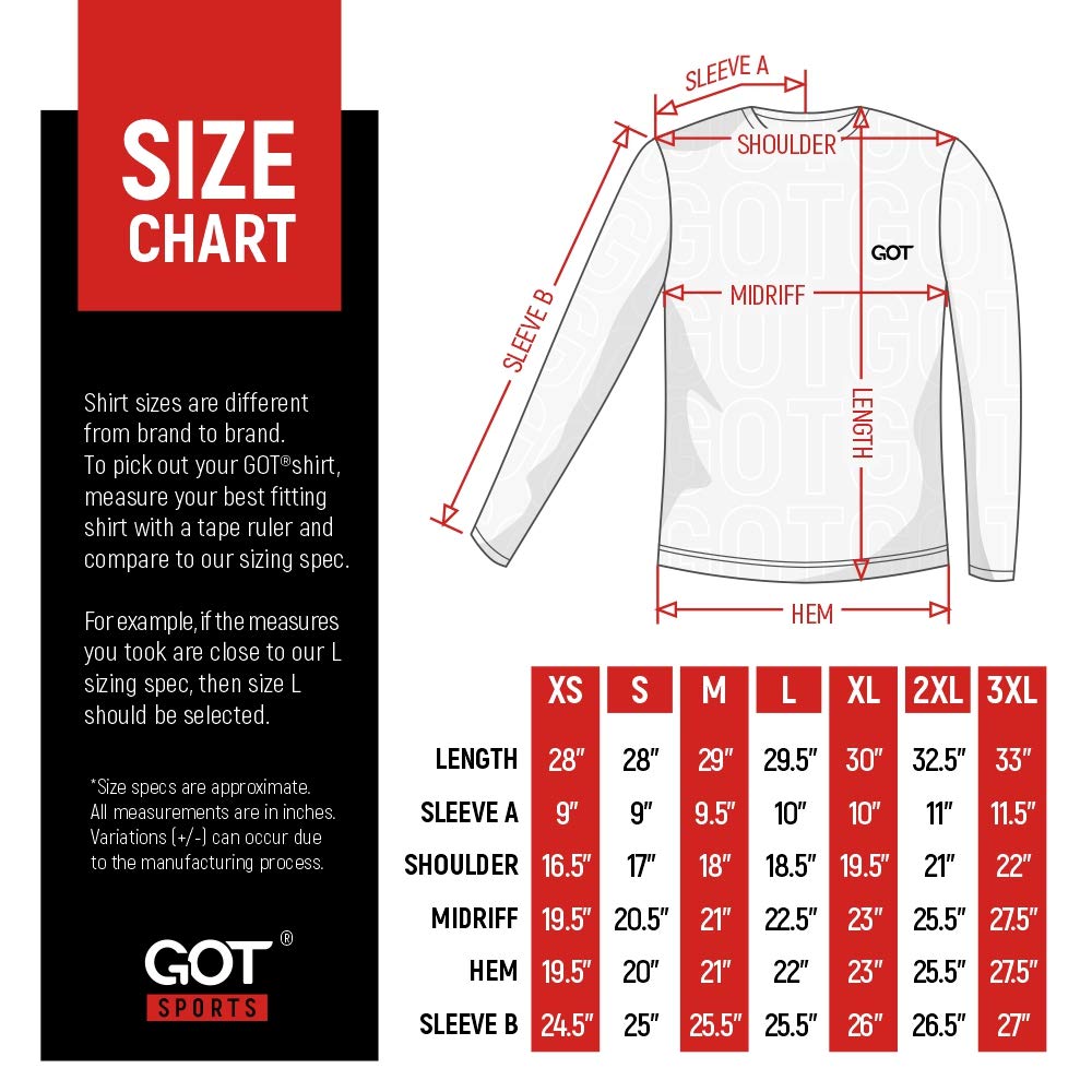 GOT Sports UPF 50+ Fishing T Shirts for Men Women Long Sleeve - UV Sun Protection, Lightweight (American Flag X-Large)