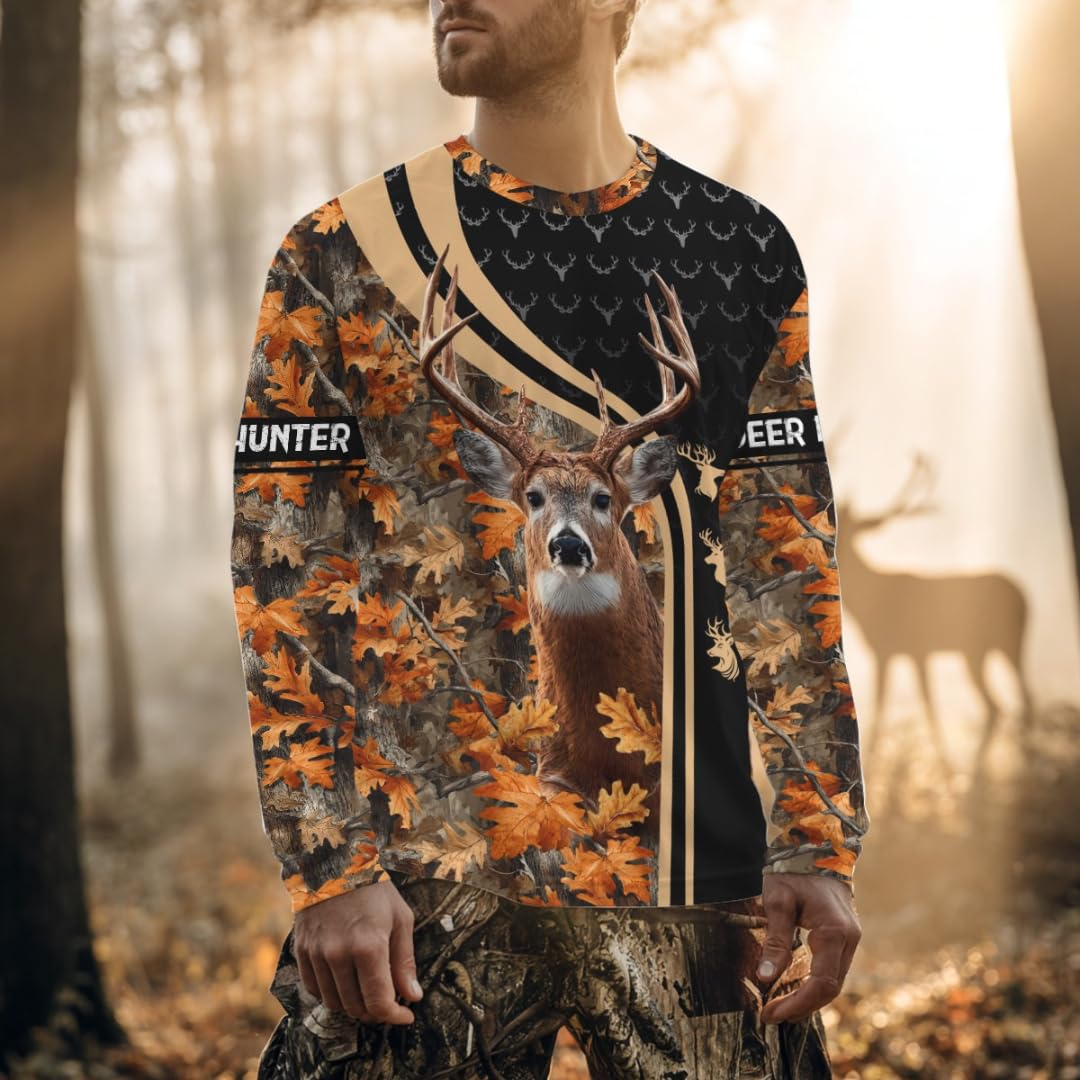 Custom Camo 3D Animal Deer Hunting Shirt Hunting Clothes For Season