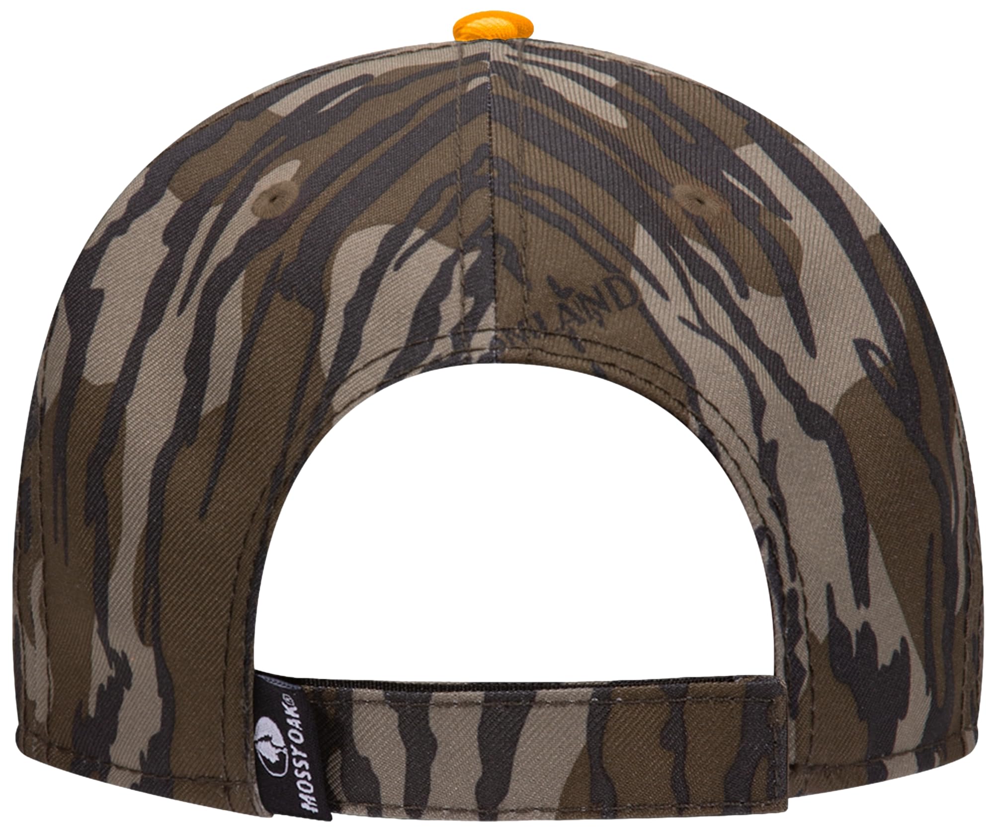 Custom Hat Add Your Own Text Embroidered Adjustable Size Curved Bill Cap (MO Camo-Bottomland Sandwich)