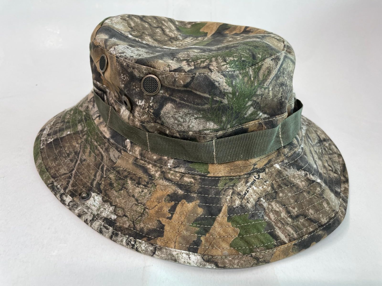 Bell Rangers Realtree APX Camo Boonie Hat – Men's Camo Bucket Hat | Rain Hat for Men & Women Waterproof | Foldable Wide Brim Fishing Hiking Garden Beach Hat | Adjustable Chin Strap Hunting Hat