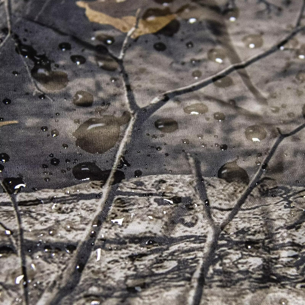 LOOGU Rain Poncho Waterproof Hooded Rain Coat Multi-Use Camo Shelter Ground Sheet for Hunting Camping Hiking