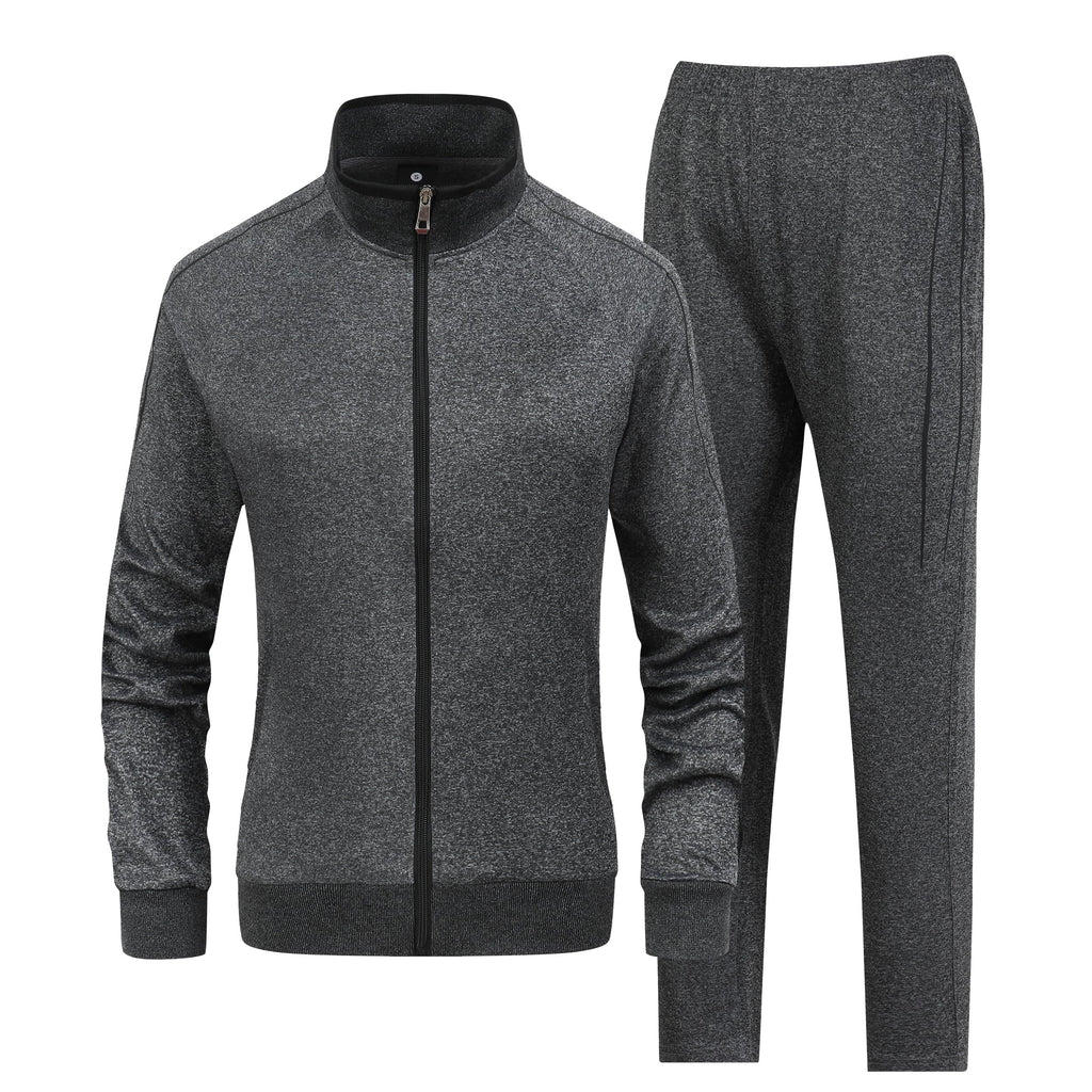 EXSDOWEE Women's 2 Pieces Athletic Tracksuit Full-Zip Workout Sweatsuit with Active Jackets and Pants